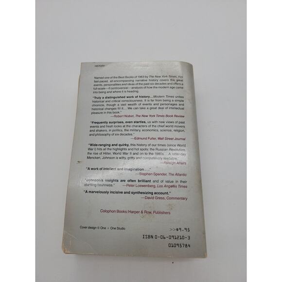 Modern Times: The World from the Twenties to the Eighties; Johnson, Paul 1985 - Picture 8 of 10